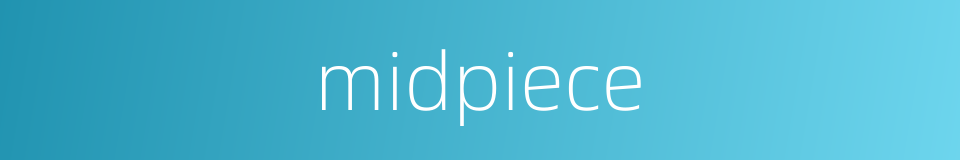 midpiece的同义词