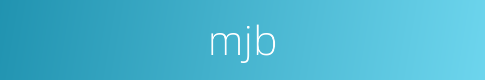 mjb的同义词