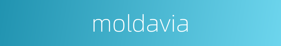 moldavia的同义词