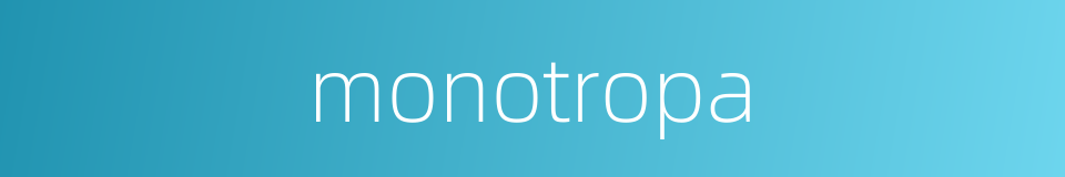 monotropa的同义词