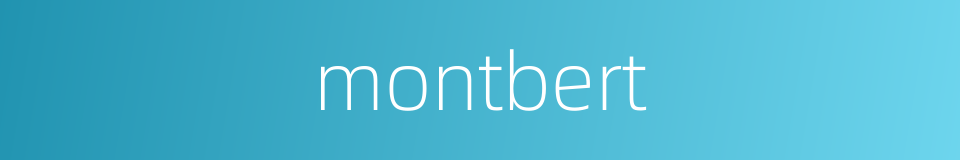 montbert的同义词
