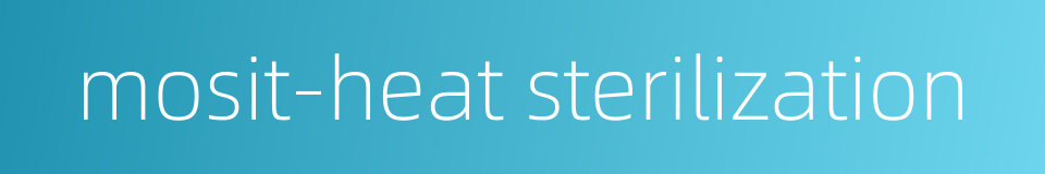 mosit-heat sterilization的同义词