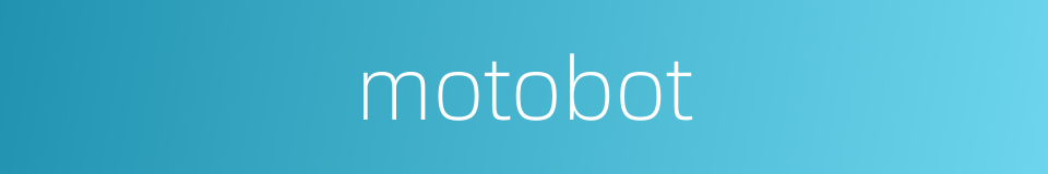 motobot的同义词