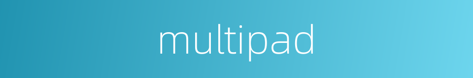 multipad的同义词