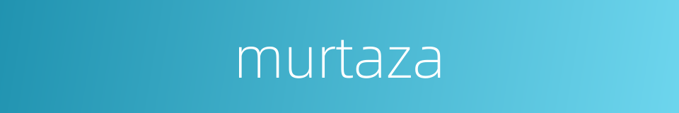murtaza的同义词