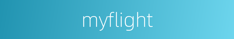 myflight的同义词