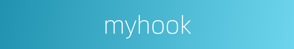 myhook的同义词