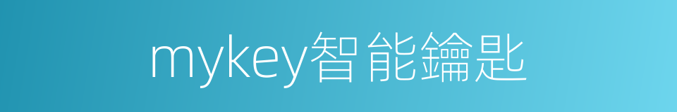 mykey智能鑰匙的同義詞