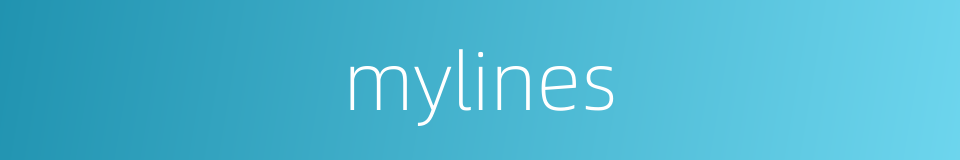 mylines的同义词