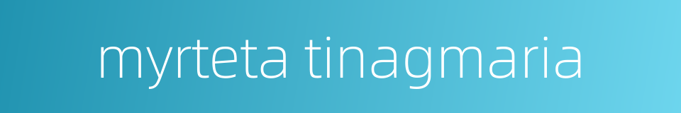 myrteta tinagmaria的同义词