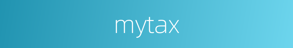 mytax的同义词