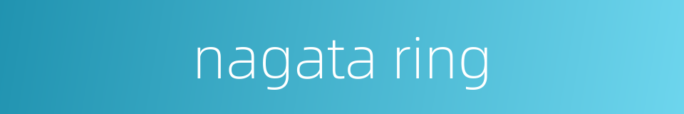 nagata ring的同义词