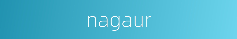 nagaur的同义词