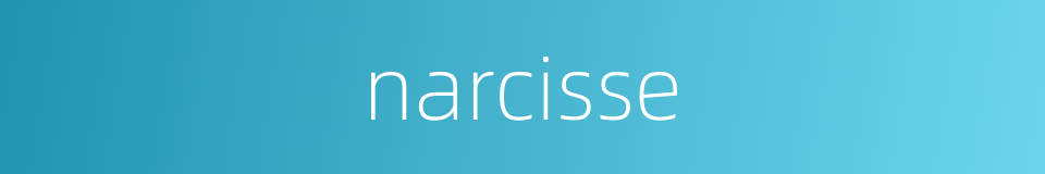narcisse的意思
