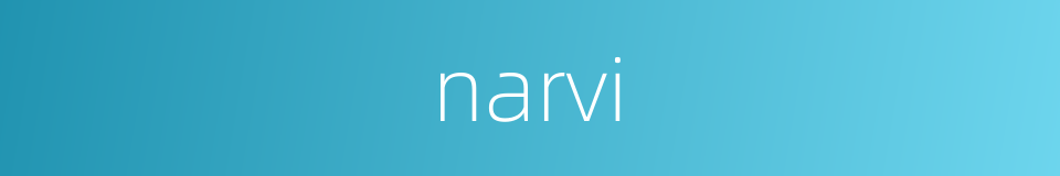 narvi的同义词