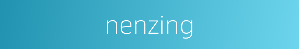 nenzing的同义词