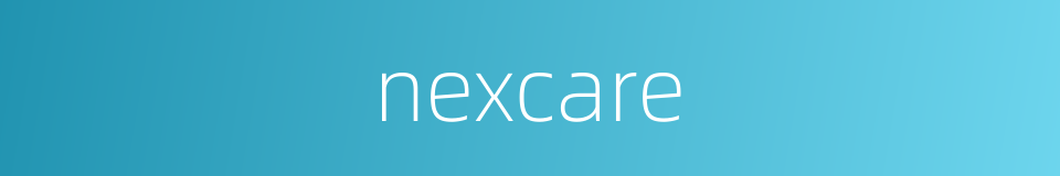 nexcare的同义词