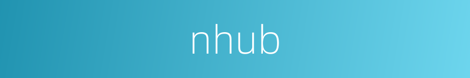 nhub的同义词