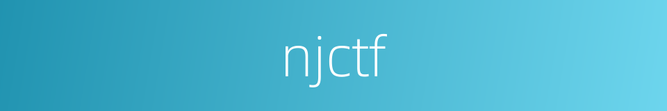 njctf的同义词
