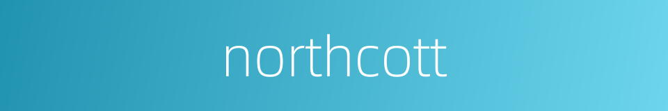 northcott的同义词