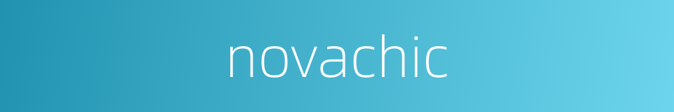 novachic的同义词