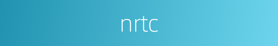 nrtc的同义词