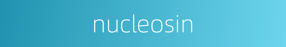 nucleosin的同义词