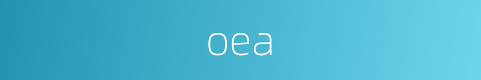 oea的同义词