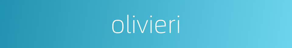 olivieri的同义词