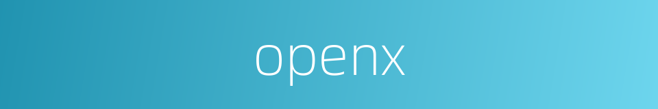 openx的同义词