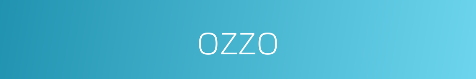 ozzo的同义词