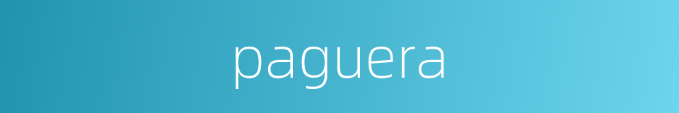 paguera的同义词