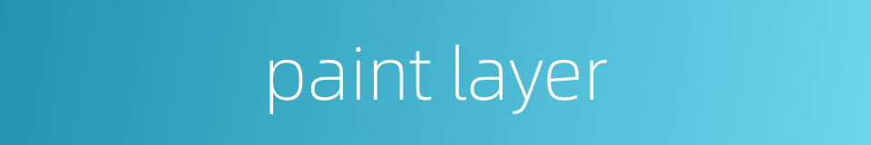 paint layer的同义词