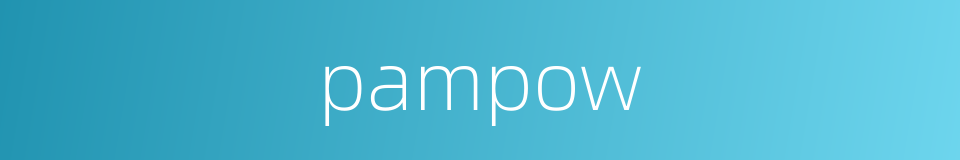 pampow的同义词