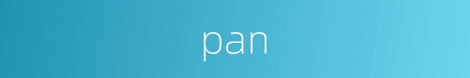 pan的同义词