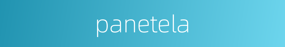 panetela的同义词