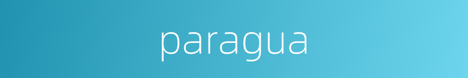 paragua的同义词