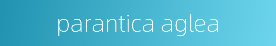 parantica aglea的同义词