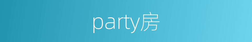 party房的同义词