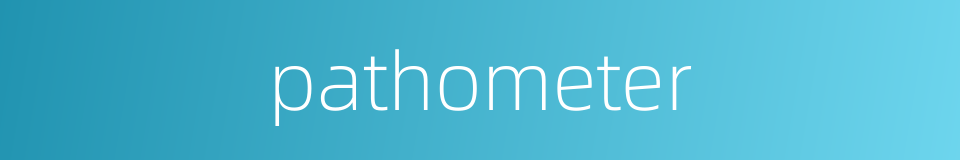 pathometer的同义词