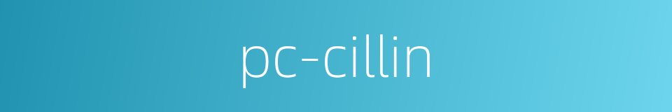 pc-cillin的同义词