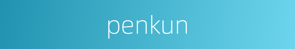 penkun的同义词