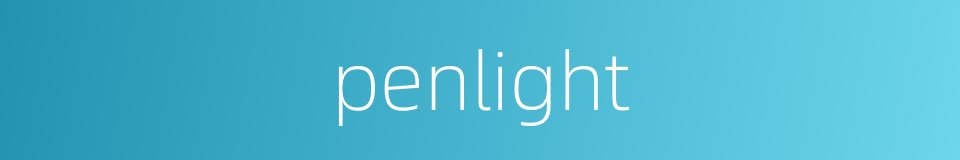 penlight的同义词
