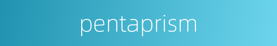 pentaprism的同义词