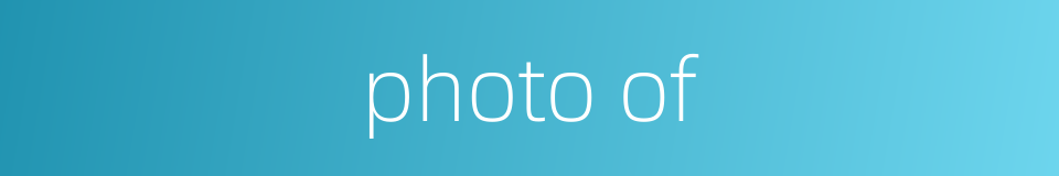 photo of的同义词
