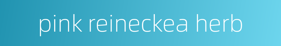pink reineckea herb的同义词