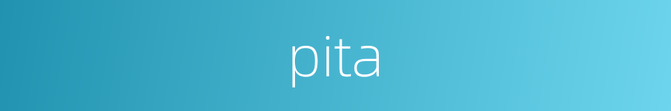 pita的同义词