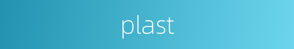 plast的同义词