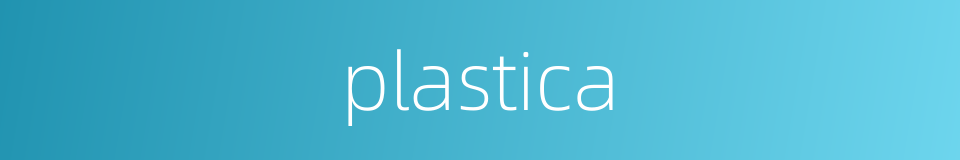 plastica的同义词