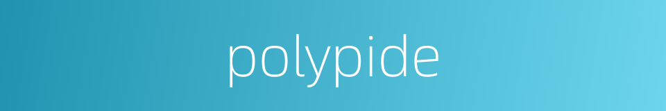 polypide的同义词